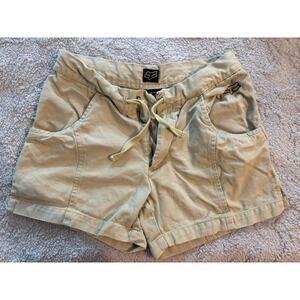 Women's Beige Fox Racing Utiity Shorts Size 3